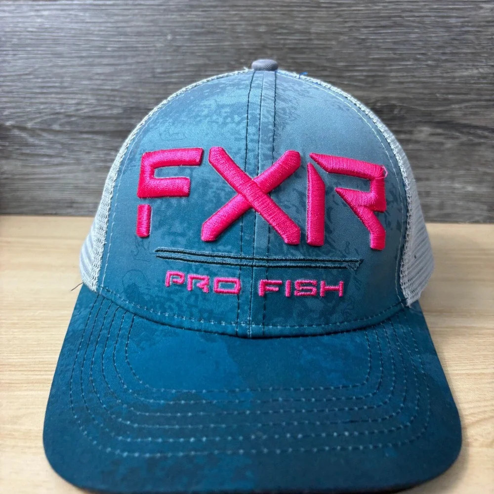 FXR Hat Cap Snap Back Youth Blue Pro Fish Outdoors‎ Adjustable